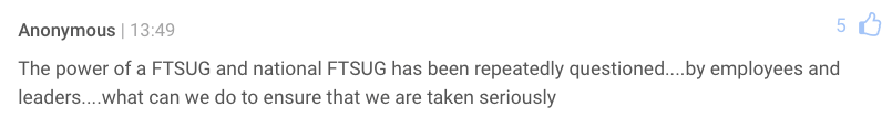 5 What can we do to ensure we're taken seriously