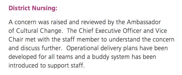 Donnelly district nursing concern