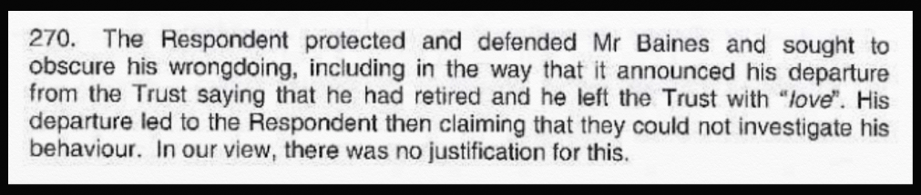 Trenchard Baines protected