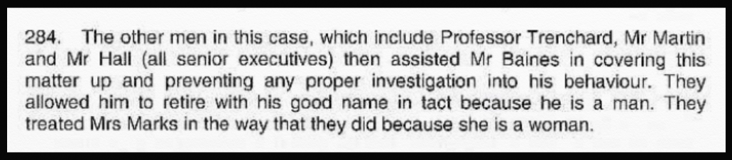 Trenchard covered up