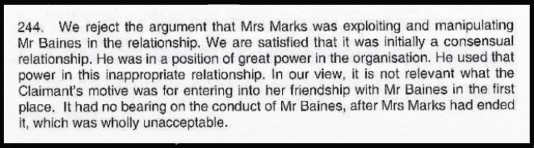 Trenchard Marks relationship with Baines.png