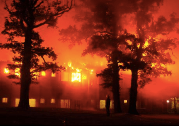 Chase Farm Hospital Fire 2008