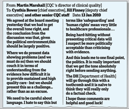 Daily Mail Basildon CQC 2010