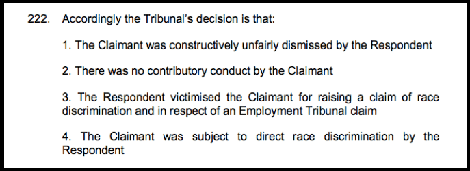 Oshin ET discrimination