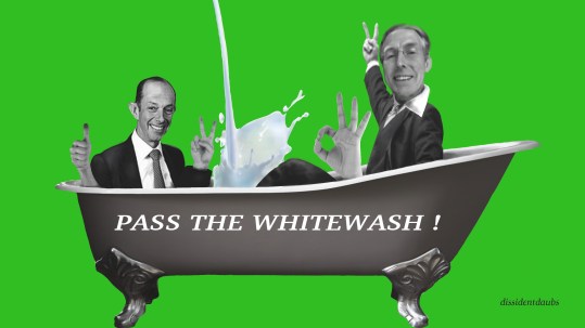 wyman and behan in a bath