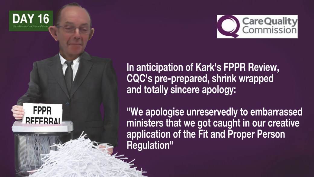 Day 16 FPPR shredder wyman