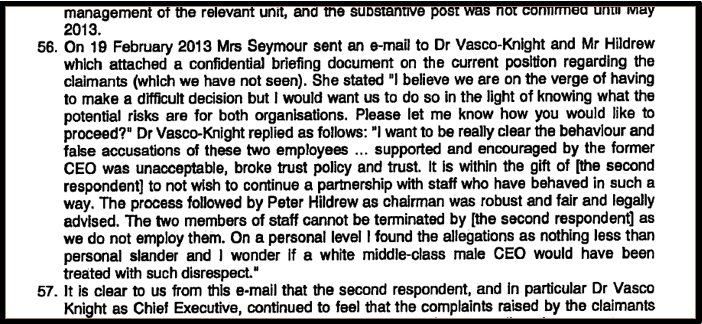 Blog 12 whistleblowers racially biased PVK ET judgment