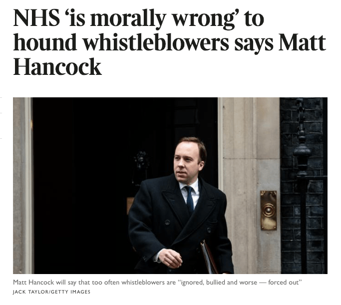 Times photo headline morally wrong to hound whistleblowers
