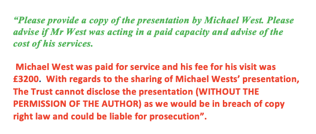 Michael West fee for Northern Lincolnshire and Goole