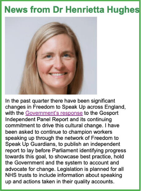 AHH Newsletter extract