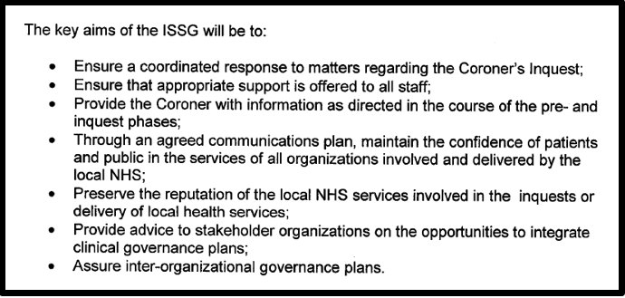 APreseve the reputation of the local nhs services