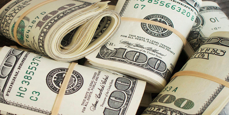 Bundles of $100 dollars