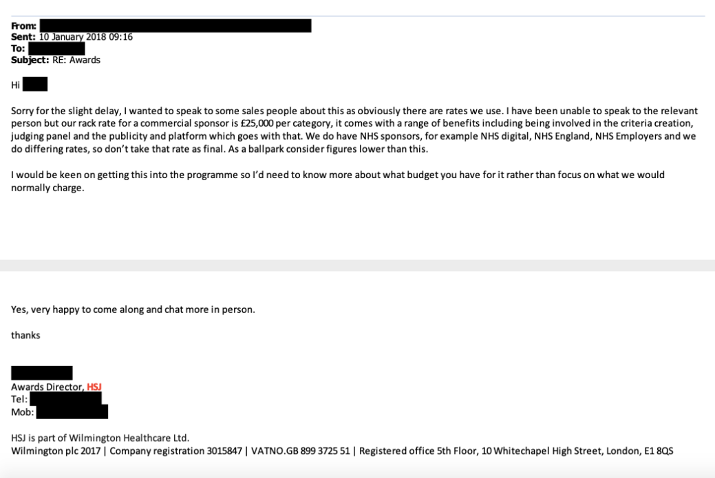 Award rack rate benefits