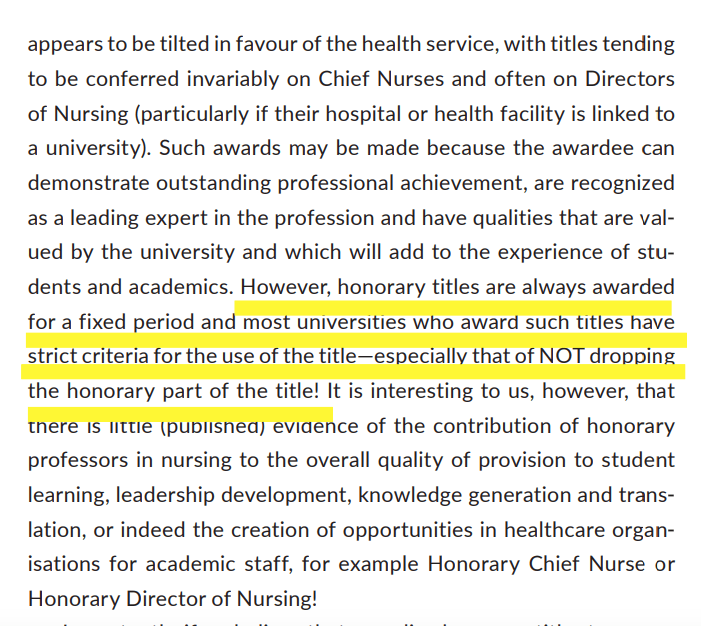 David Thompson honorary professorships