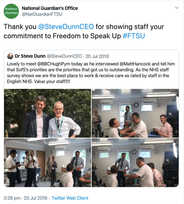 Steve Dunn National Guardian tweet thanks for commitment