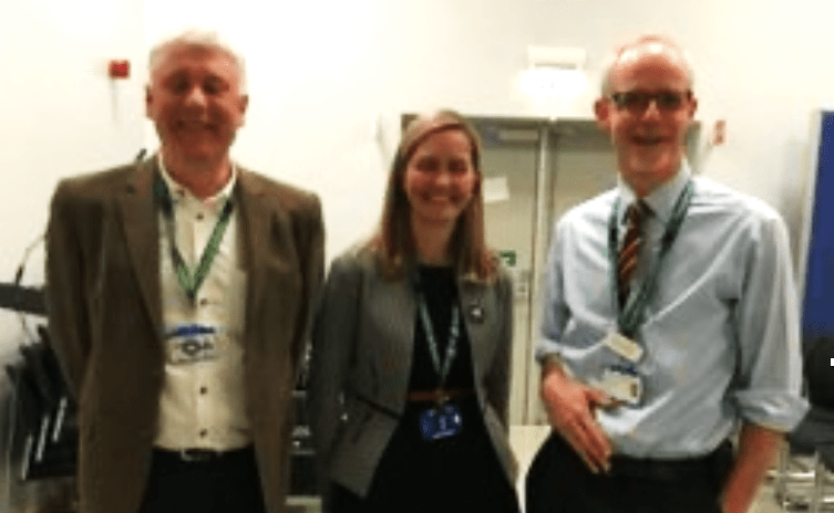 Henrietta Hughes selfie with Steve Dunn 11.01.2018